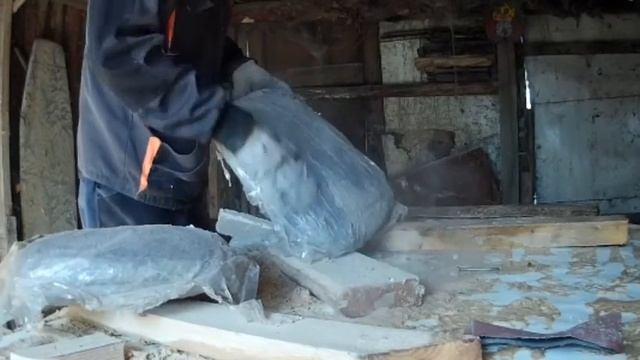 Демонтаж старого сарая - гаража смотреть онлайн