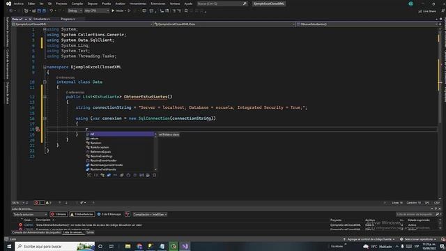 Exportar datos SQL Server a Excel смотреть онлайн