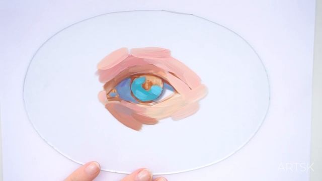 Как я нарисовала глаз на стекле? Artsk смотреть онлайн