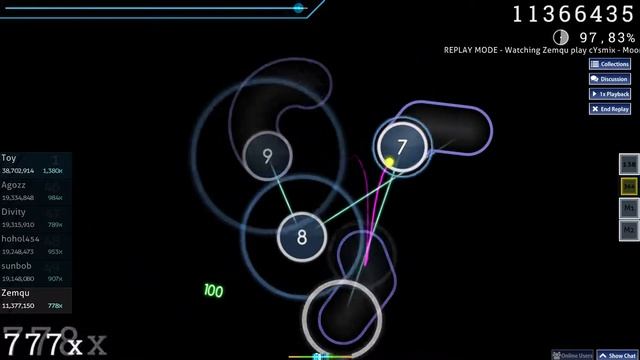 [osu!] cYsmix - Moonlight Sonata (Expert) | FC #33 смотреть онлайн