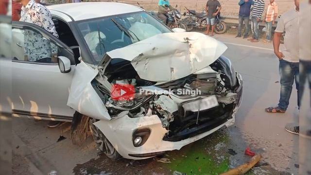 वाह क्या गाड़ी है ? ACCIDENT OF MARUTI SUZUKI BALENO & 3 WHEELER TEMPO ? SEE RESULTS смотреть онлайн