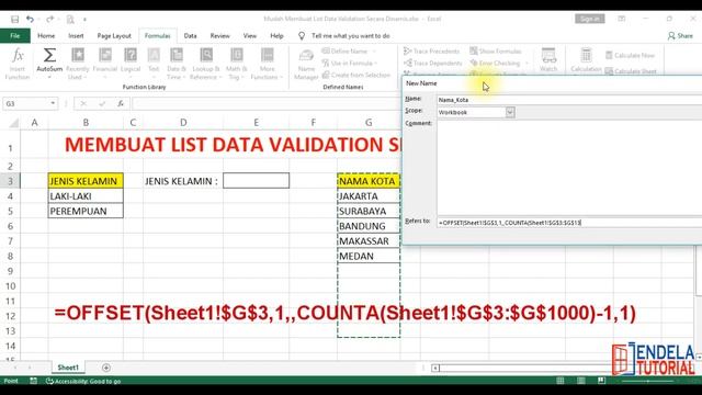 Mudah Membuat List Data Validation Secara Dinamis смотреть онлайн