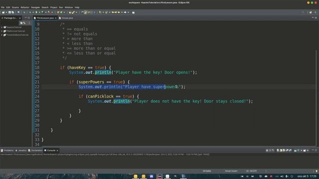 if, else if, else - Java TUTORIAL 2022/2023 for BEGINNERS смотреть онлайн
