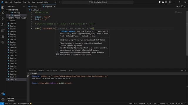 Format Strings in Python Programming - 22/100 смотреть онлайн