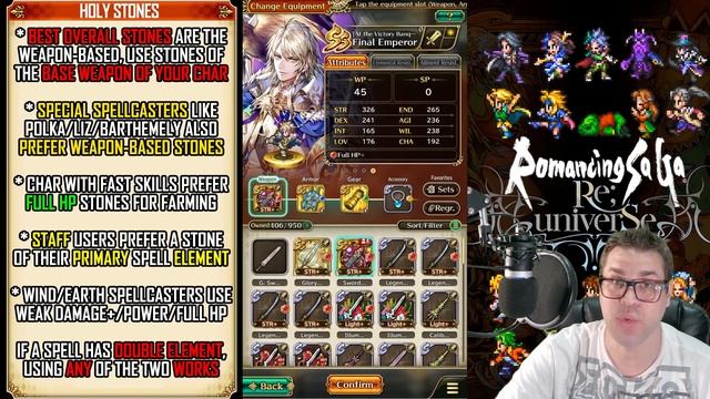 Holy Stones: Complete Guide - Romancing SaGa re;UniverSe смотреть онлайн