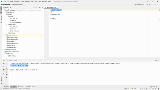 Python Full Course - List Add New Value - Video 86 смотреть онлайн