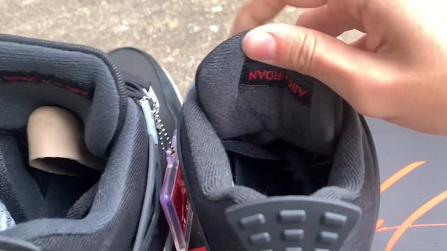 Air Jordan 4 Black Canvas SE Replica VS Retail Review смотреть онлайн