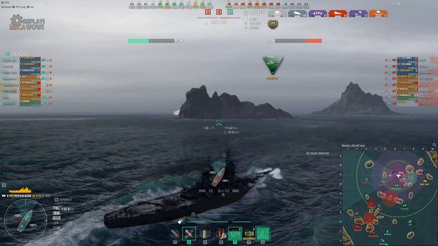 Petropavlovsk 6 Kills & 104k Damage | World of Warships Gameplay смотреть онлайн