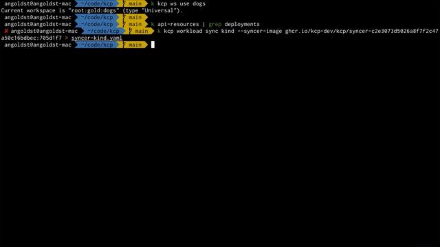 5-minute kcp workspace + workload syncing demo смотреть онлайн