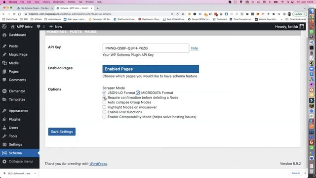 2 WP Schema Plugin Training - Set Up Screen смотреть онлайн