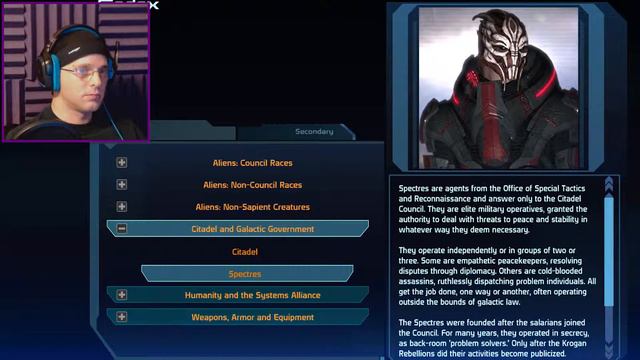 Spectres [Mass Effect Codex] смотреть онлайн