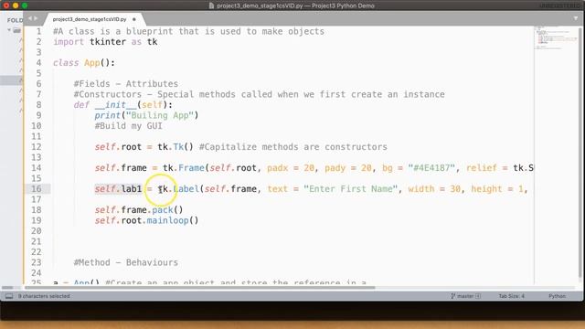 Python tkinter Project (Basic) - Stage 1 (Class Structure) смотреть онлайн