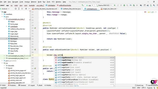 OnClickListener in RecyclerView Android | OnClickListener Android Studio in Hindi | OnClickListener смотреть онлайн