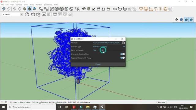 How to reduce the file size & 3d Model with Vray Proxy In Sketchup смотреть онлайн