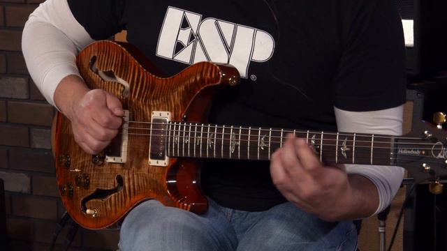 Incredible Top! - PRS Wood Library Hollowbody II Piezo смотреть онлайн