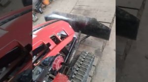 самодельный минитрактор на бурановских гусеницах