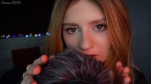 АСМР Близкий Шёпот и Поглаживание Ветрозащиты 🤤 Неразборчивый Липкий Шёпот 😍