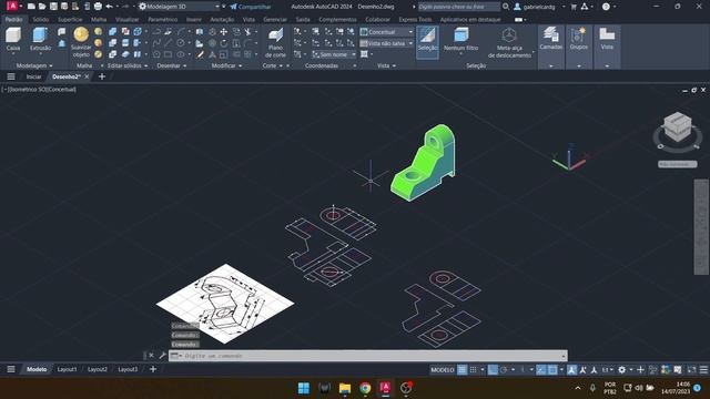AULÃO AutoCAD - 14/7 смотреть онлайн