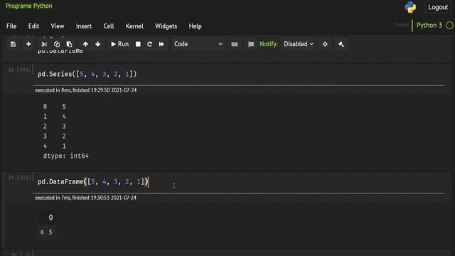 SERIES e DATAFRAME qual a diferença?? - PANDAS Python смотреть онлайн