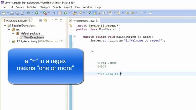 CSAB Regular Expressions in Java Part 1 смотреть онлайн