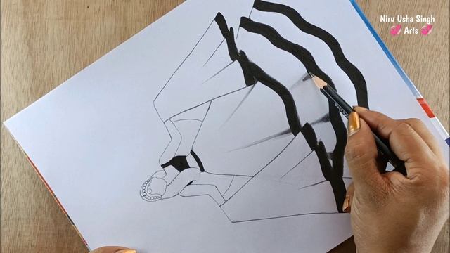 Drawing | Girl With Beautiful Lehenga | How To Draw A Girl With Lehenga | Drawing Girl |girl Drawin