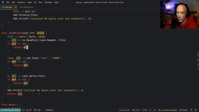 How To Stream Large Files Over TCP In Golang смотреть онлайн