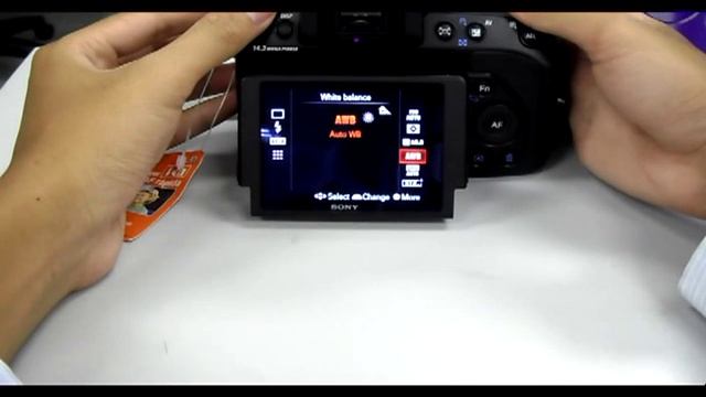 Sony Alpha A550, User Interface