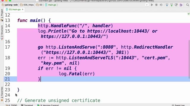 Go Https TLS & photoblog example смотреть онлайн