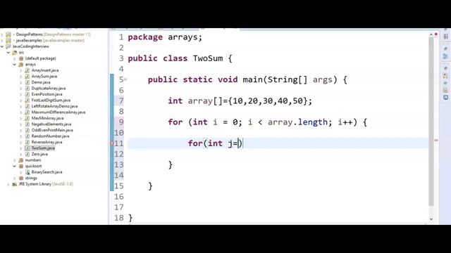 Java Two Sum Problem : Find Pair with given sum in an array смотреть онлайн