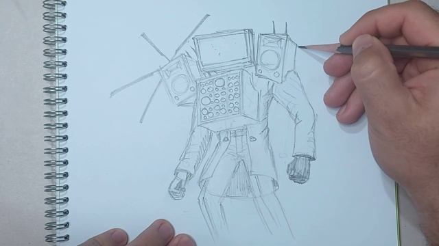 Skibidi Toilet 44 How to draw ?? Upgraded Titan TV man ?? смотреть онлайн