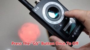 How To Use K18 Spy Cam, GPS Tracker, RF, GS, Detector