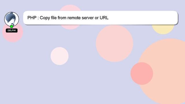PHP : Copy file from remote server or URL смотреть онлайн