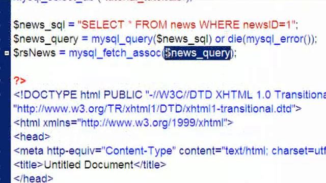 7 Using PHP to query a mySQL database смотреть онлайн