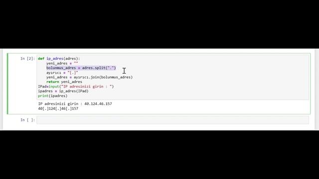 Python Uygulamaları 12 : Defang IP Address Using Python смотреть онлайн