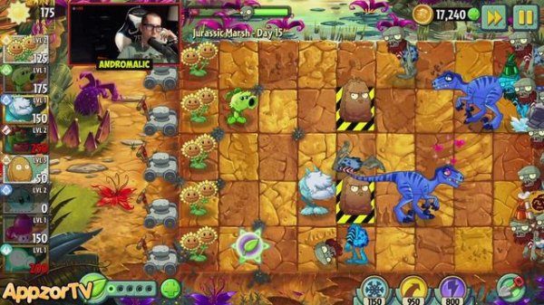 Растения против Зомби 2 - JURASSIC MARSH, ПРОХОЖДЕНИЕ