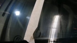 Полировка лобового стекла зубной пастой Colgate