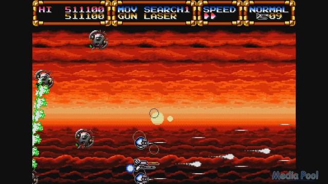 Gley Lancer (MD) Playthrough longplay video game смотреть онлайн