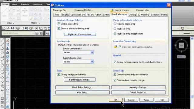 AutoCAD 2D - Mouse Button Functions & Configuration смотреть онлайн
