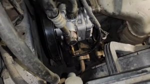 mitsubishi lancer 9 замена насоса гидроусилителя руля