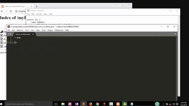 PHP Control Structure~ Switch PHP Beginner Course смотреть онлайн
