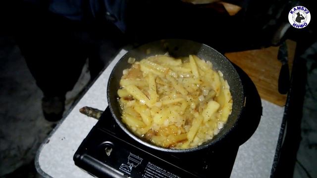 Лесной картофан. Готовим жареную картошку с повышенной энергетической ценностью. Простые рецепты. смотреть онлайн