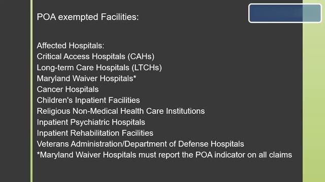 IPDRG Training-POA Indicators: Enhancing Quality Compliance Reimbursement/IPDRG medical coding смотреть онлайн