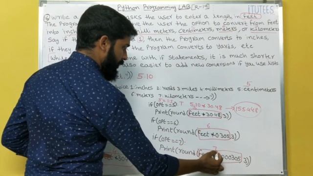 Python Programming Lab (Program - 16) Conversation of Length смотреть онлайн
