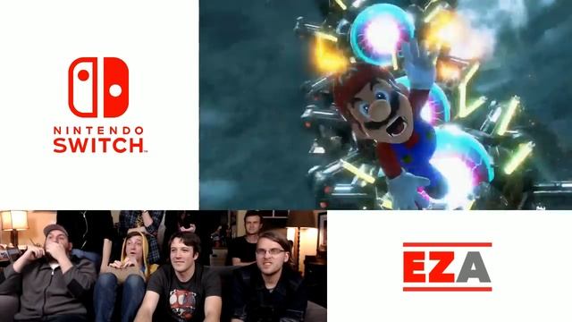 Super Mario Odyssey Reveal - Easy Allies Reactions смотреть онлайн