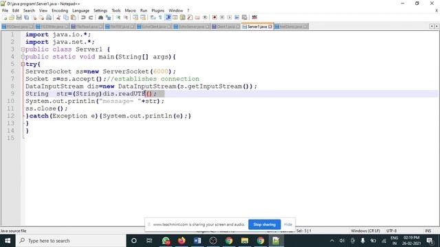 SOCKET PROGRAMMING IN JAVA BY PROF. DILEEP KUMAR SAHU смотреть онлайн