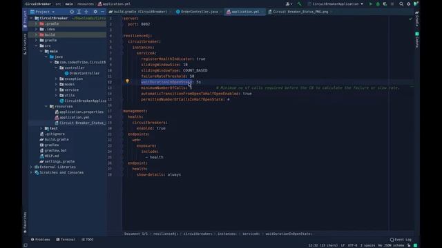 Fault Tolerance | Resilience4J using Spring Boot | Circuit Breaker смотреть онлайн