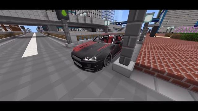 Nissan Skyline R34 In Minecraft!! ??