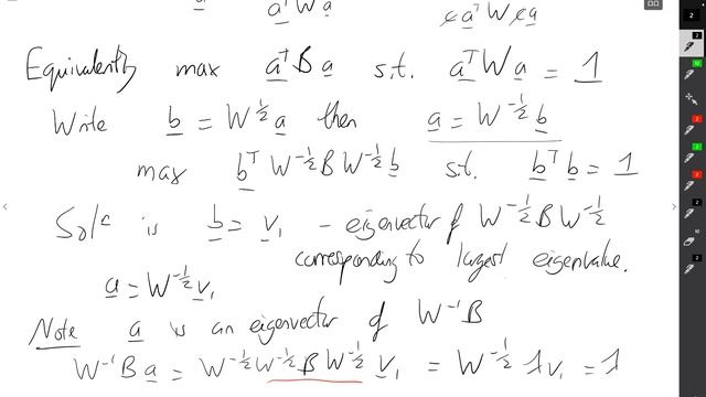 Multivariate Statistics: 8.6 Fisher's linear discriminant analysis смотреть онлайн
