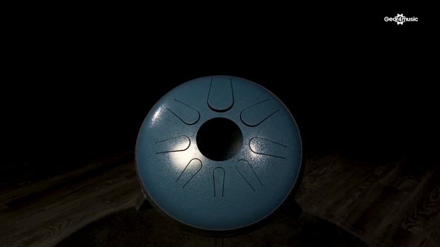 Idiopan Domina 12'' Steel Tongue Drum, Blue Wave | Gear4music demo смотреть онлайн