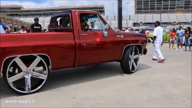 WhipAddict: Kandy Red 79' Chevrolet Cheyenne Short Bed on DUB Baller 30s w/Custom Interior! смотреть онлайн